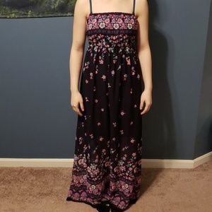 Pink Blush tube maxi dress